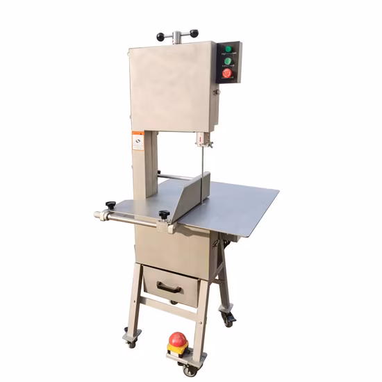 Qh-350 Automatische Rippe/Schwein/Thunfisch/Rind/Tier/Eis Küche Knochensägemaschine Fleischverarbeitung Schneidausrüstung Knochenschneider Slicer Säge 1,5 kW/2 PS Hersteller