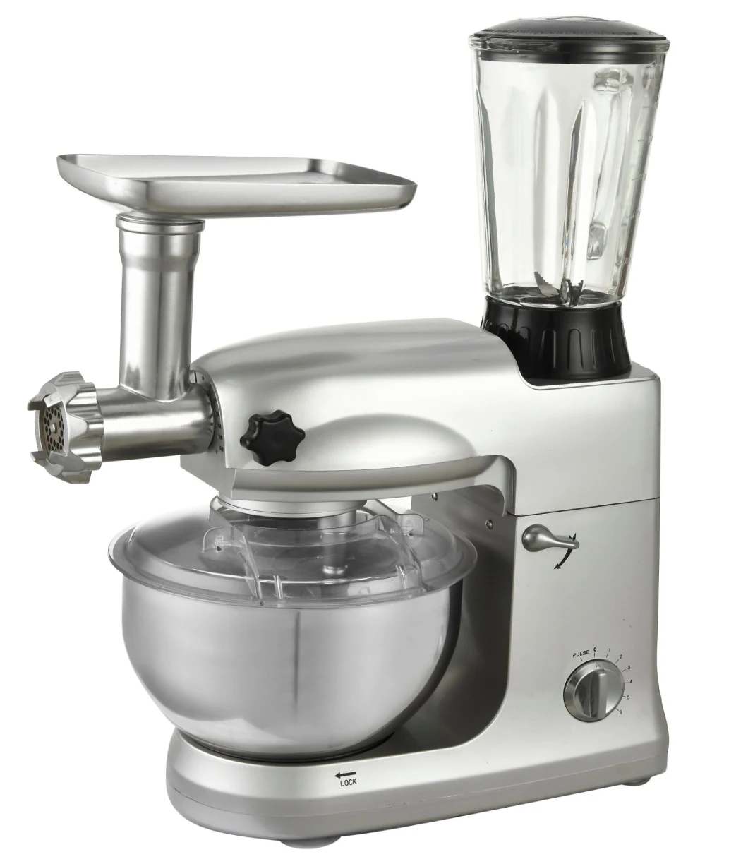 5L Multifunction Automatic Stand Mixer Electric Spiral Home Use Food Mixer with Juicer and Meat Grinder