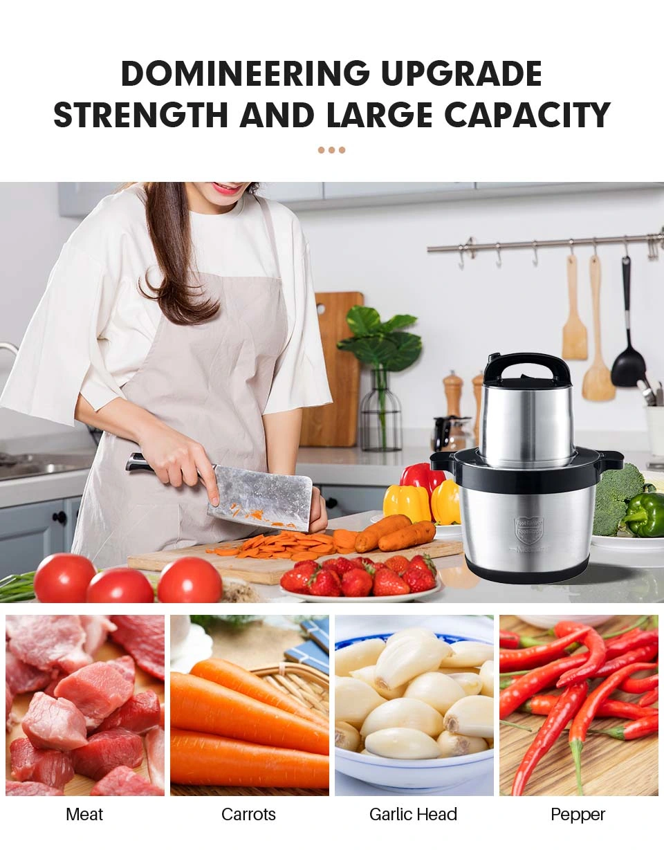 Food Mixer Meat Grinder Mixer with Meat Grinder Meat Grinder and Slicer New Arrival Household Portable Factory Garlic Meat Food Chopper