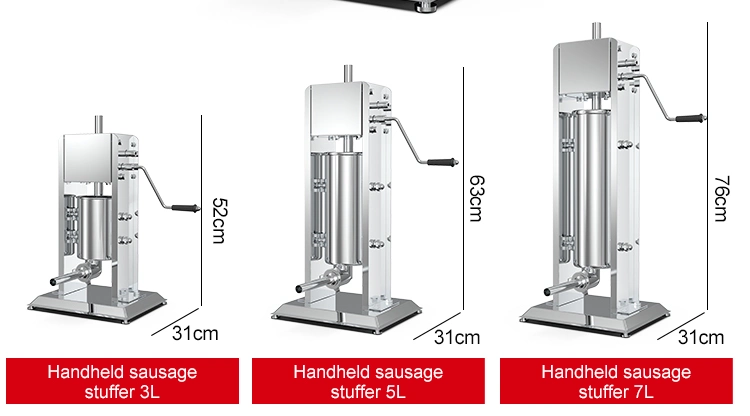 Manual Hr3l Good Price Commercial Sausage Making Machine Stainless Steel Sausage Filling Machine