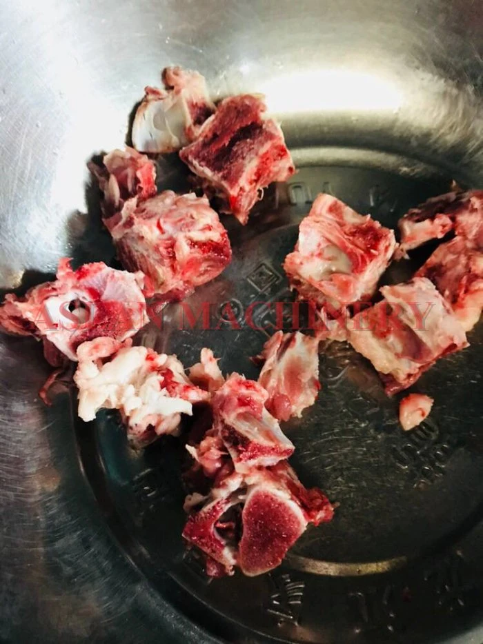 304 Stainless Steel Pork Skin Meat Cube Cutter Meat Cutting Machine