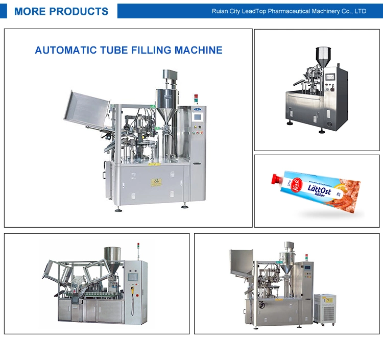 Full Automatic Cosmetic Cream Hand Sanitizer Gel Toothpaste Ointment Tube Packing Machine Medicine Industry Aluminum Tube Filling Sealing Machine