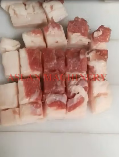 304 Edelstahl Schweinehaut Fleischwürfelschneider Fleischschneidemaschine