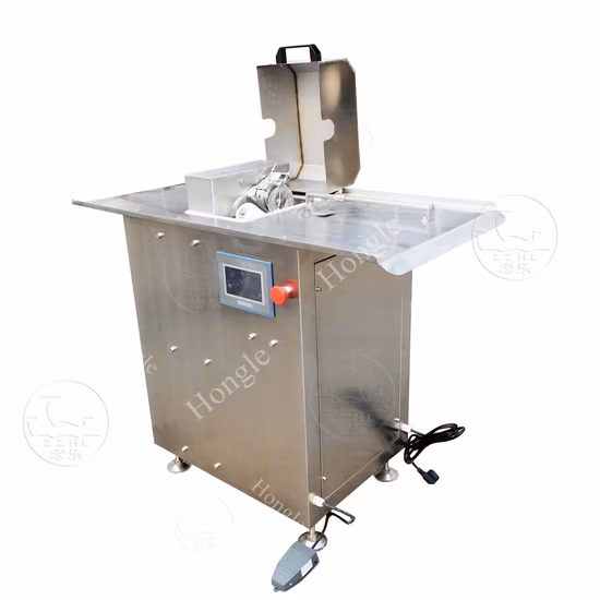 Automatische Wurstbindemaschine, einreihige Wurstbindemaschine, Wurstbinde- und Bindemaschine